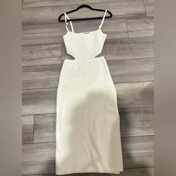 Chic Cream Midi Dress